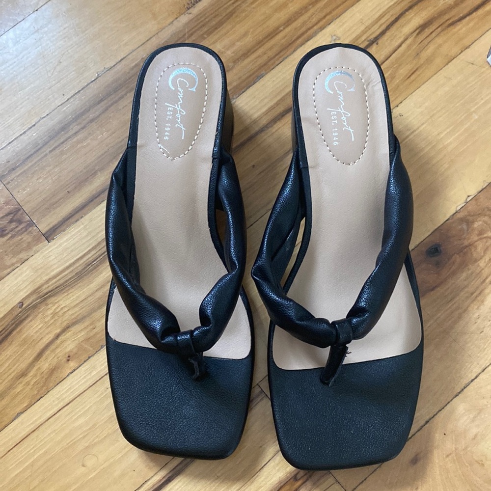Brand new black sandals